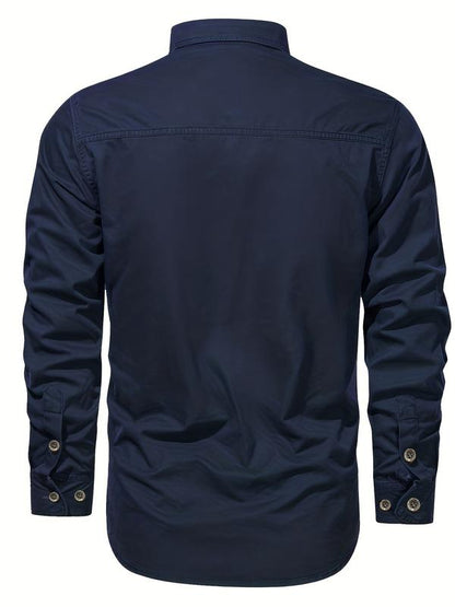 Camisas Slim Fit Multi-Bolsillo