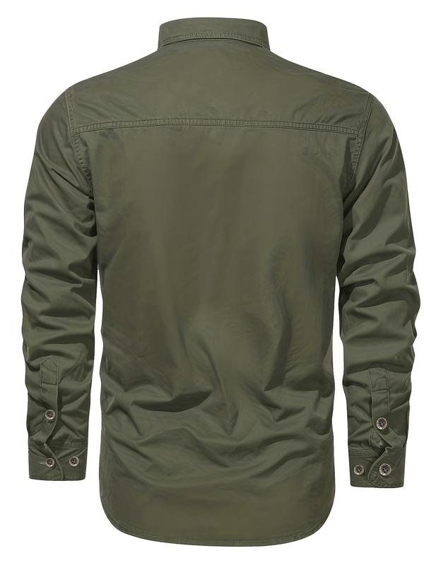 Camisas Slim Fit Multi-Bolsillo