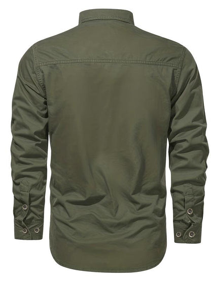 Camisas Slim Fit Multi-Bolsillo