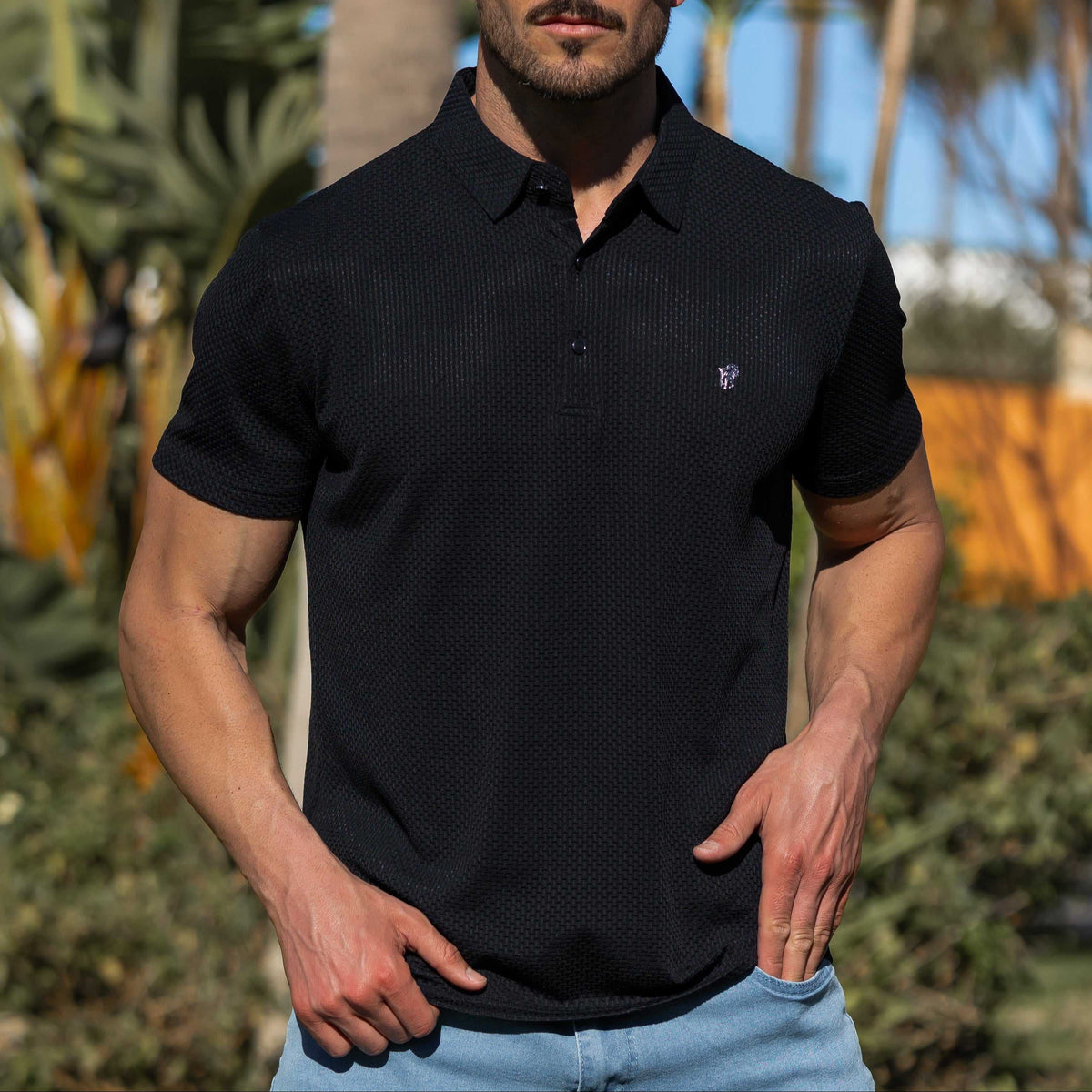 Soffice Polo - Negro