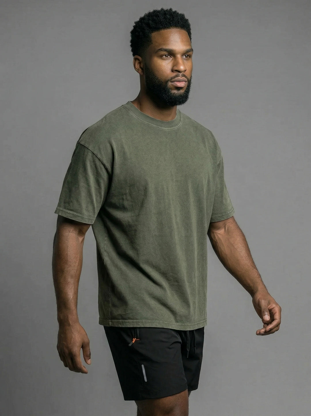 Camisa vintage Verde militar