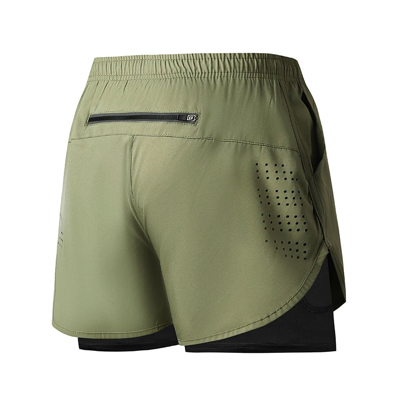 Shorts deportivos - Verde Militar