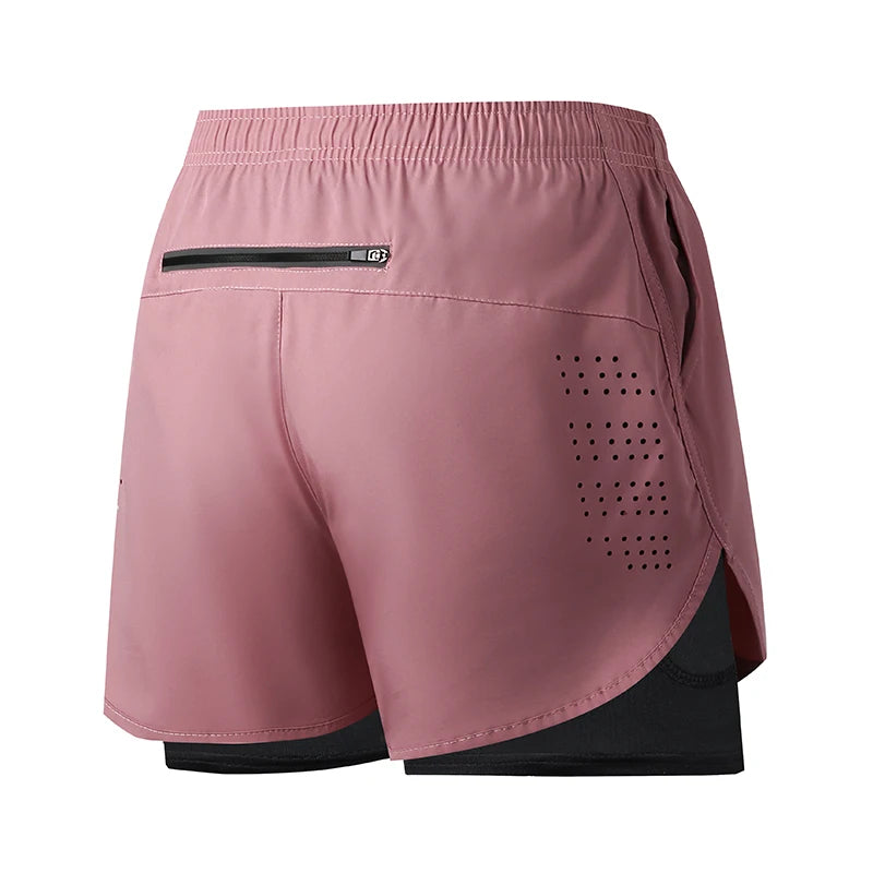 Shorts deportivos - Rosa Oscuro