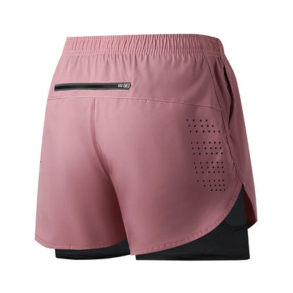 Shorts deportivos - Rosa Oscuro