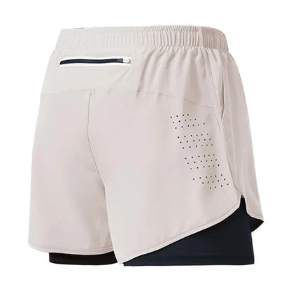 Shorts deportivos - Blanco