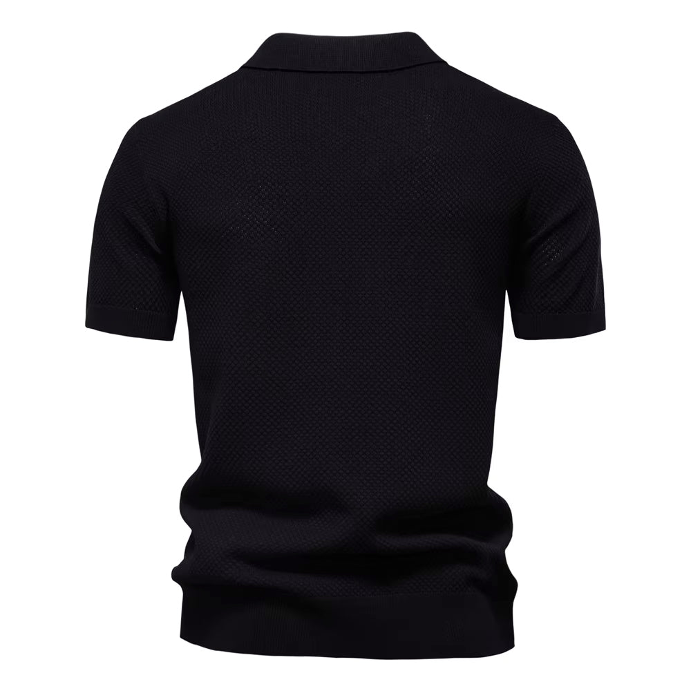 Verona Mesh Polo - Negro
