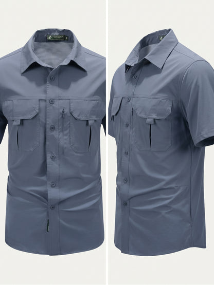 Camisa Outdoor Azul