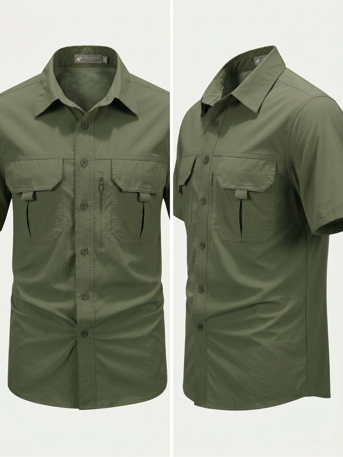 Camisa Outdoor Verde Militar
