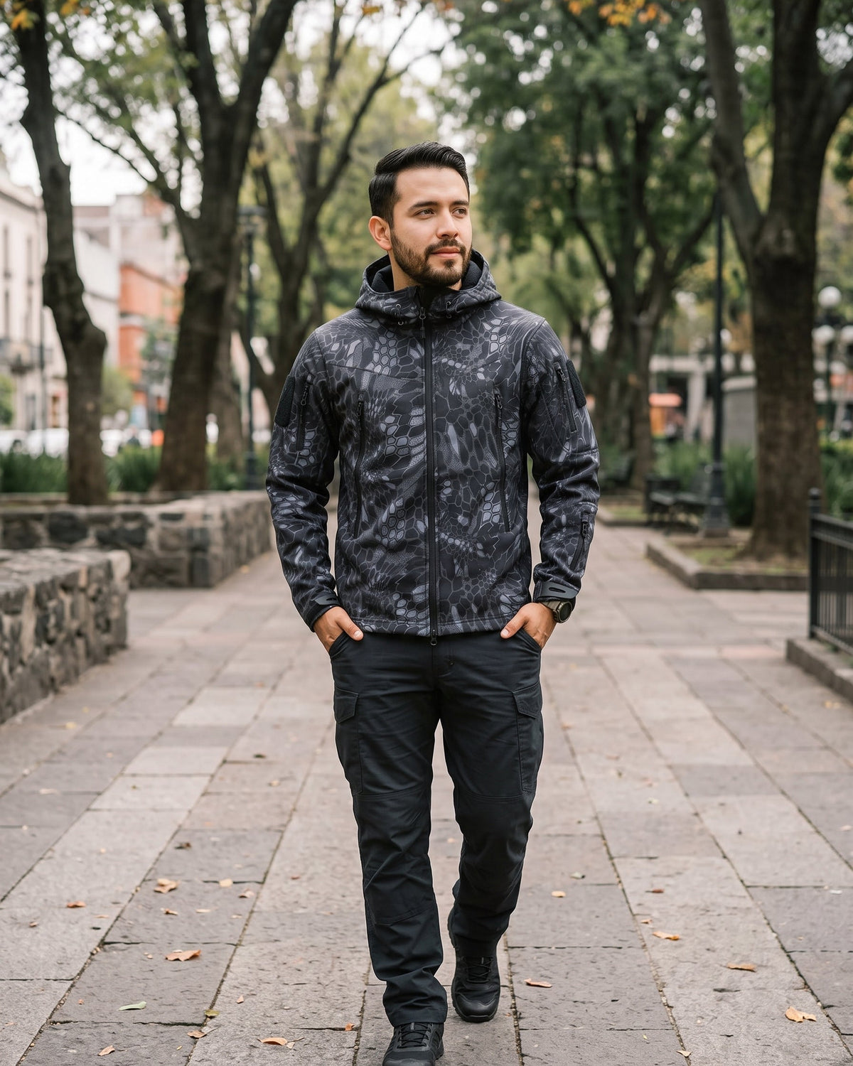 Chaqueta Polar CamoNegro - catalog