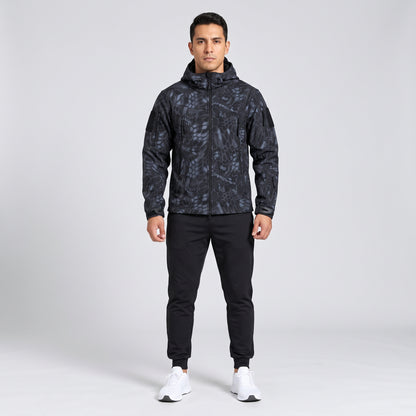 Chaqueta Polar Outdoor con Capucha — Kryptek Sombra