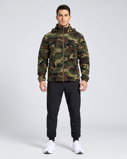 Chaqueta Polar Outdoor con Capucha — Woodland