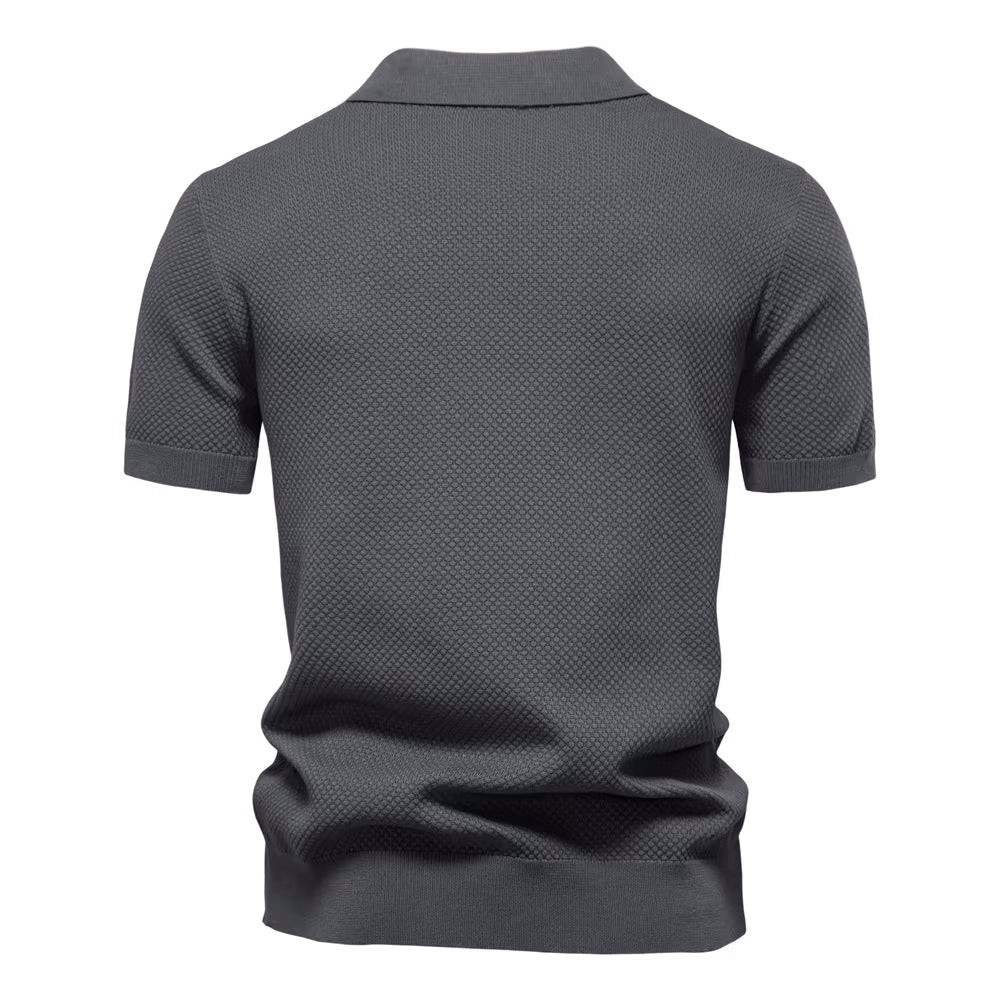 Verona Mesh Polo - Gris