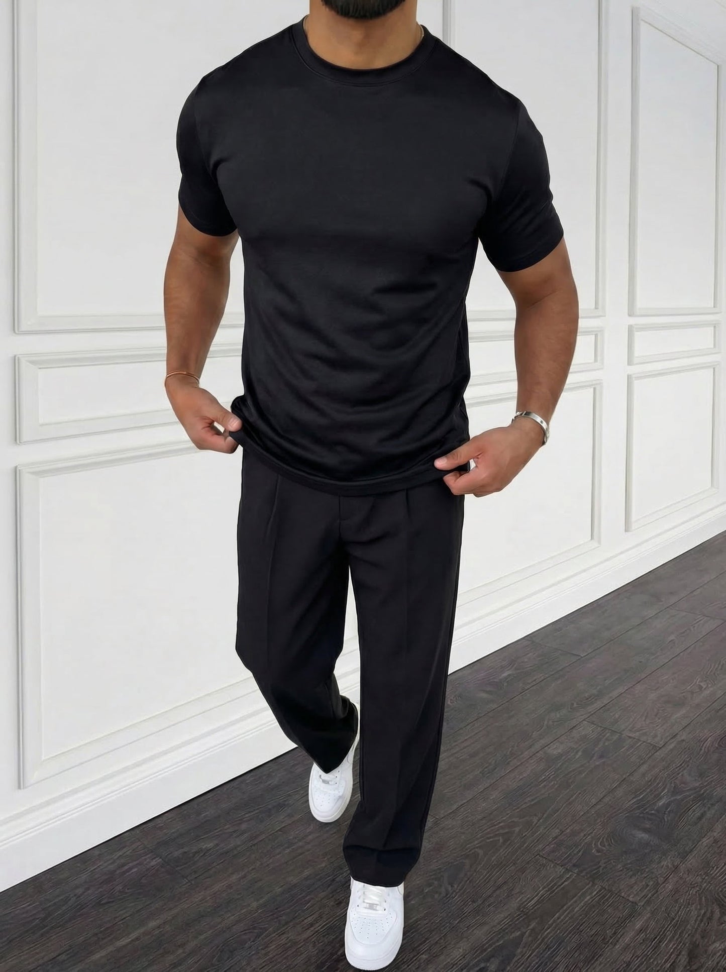 Playera Esencial Negro Jet