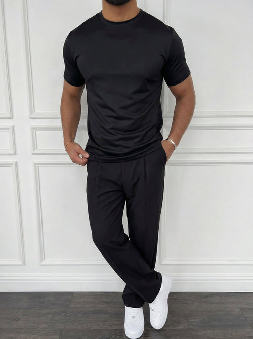Playera Esencial Negro Jet