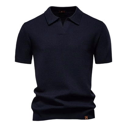 Verona Mesh Polo - Azul marino
