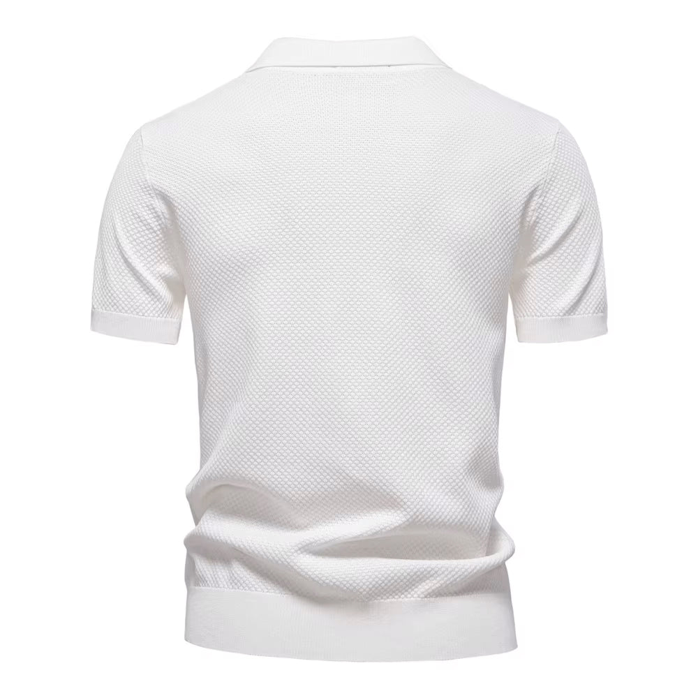 Verona Mesh Polo - Blanco